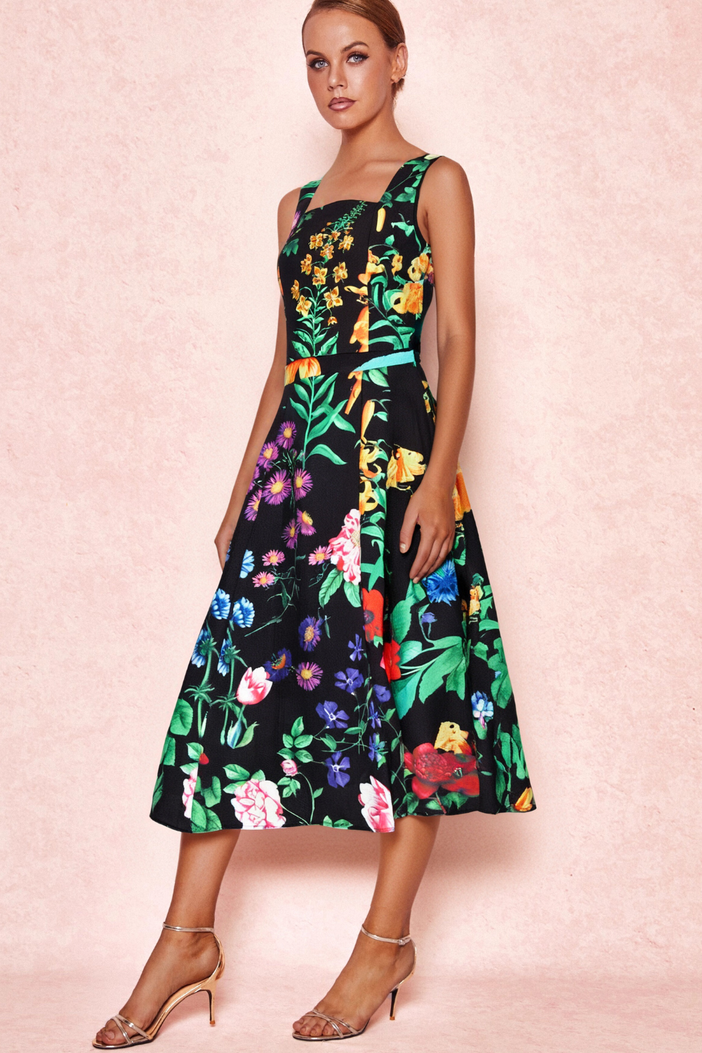 FLOWER PRINT TWO PIECES SET