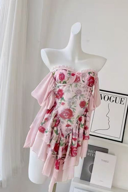 The Rosetta Silk Mini Dress