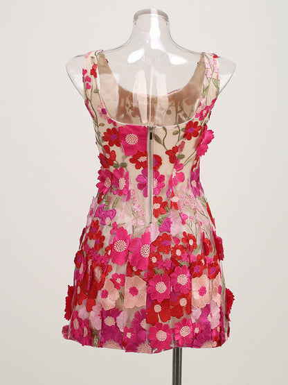 FLORAL MINI DRESS