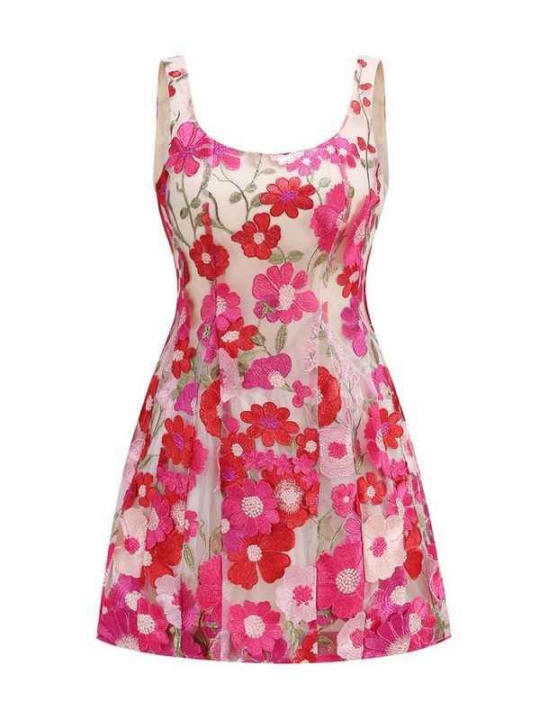 FLORAL MINI DRESS