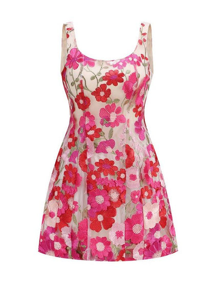 FLORAL MINI DRESS