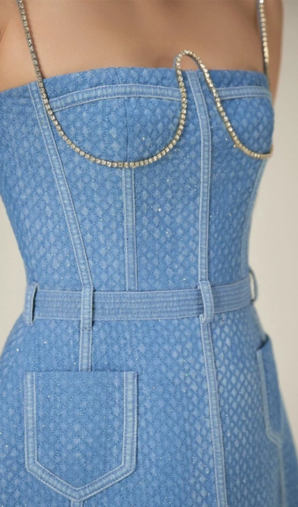 Gabriella Midi Dress In Blue