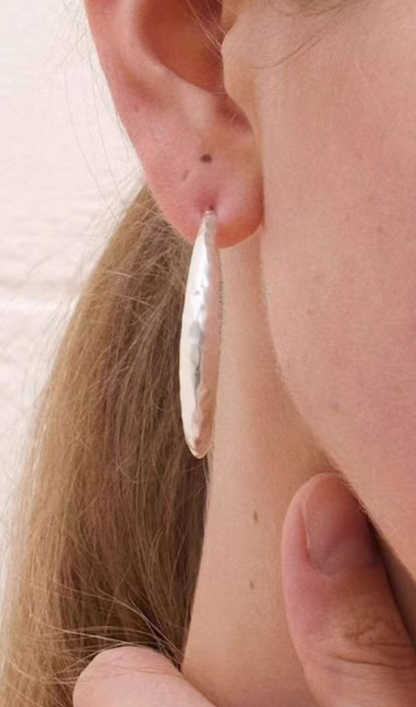 Needle Earrings in silver
