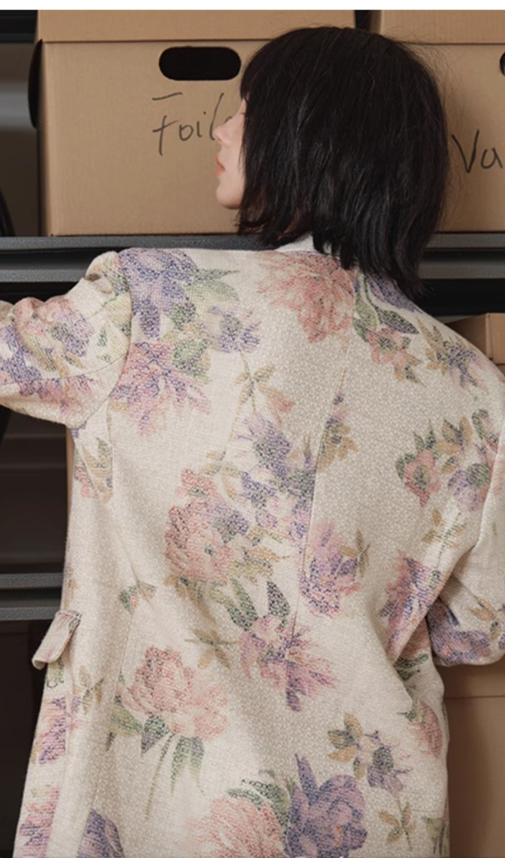 FLORAL PRINTED BLAZER