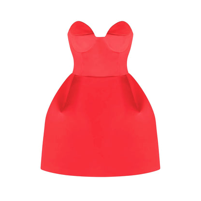 Laure bustier mini dress