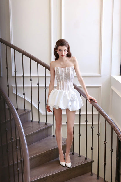 Nicolla Strapless Corset Mini Dress