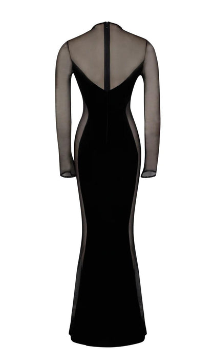 LONG SLEEVES LACE MAXI DRESS styleofcb 