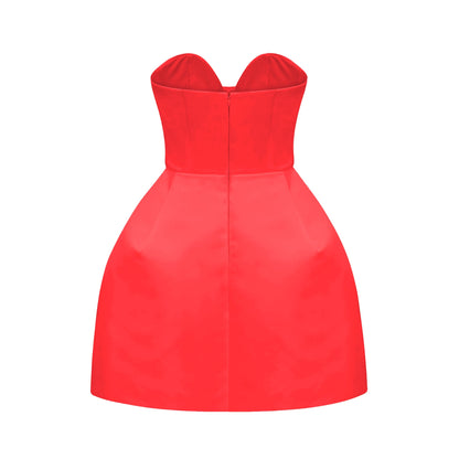 Laure bustier mini dress