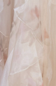 One-Shoulder Ruffled Floor-Length Dress with Corset Back