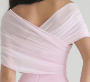 Light Pink Chiffon A-Line Floor-Length Gown