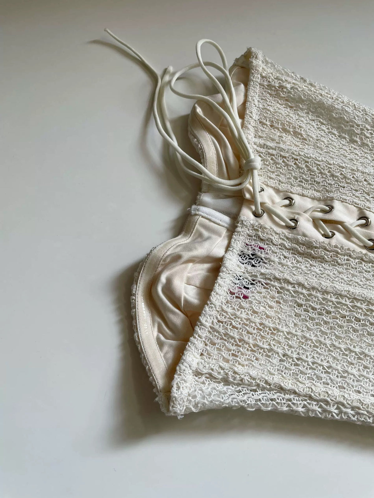 Ines Sheer Crochet Corset