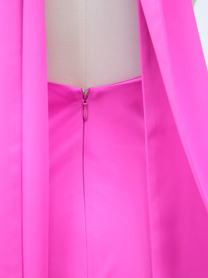 THE 'EVIANNA' SATIN DRESS
