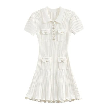 Sequin Knit Mini Dress