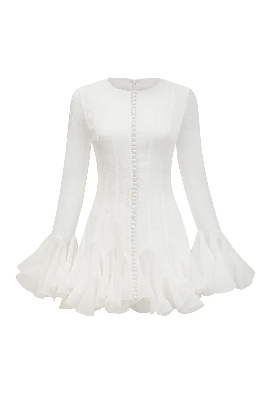 JOCELYN RUFFLED MINI DRESS