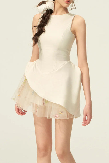 Liechti Floral Layer Mini Dress