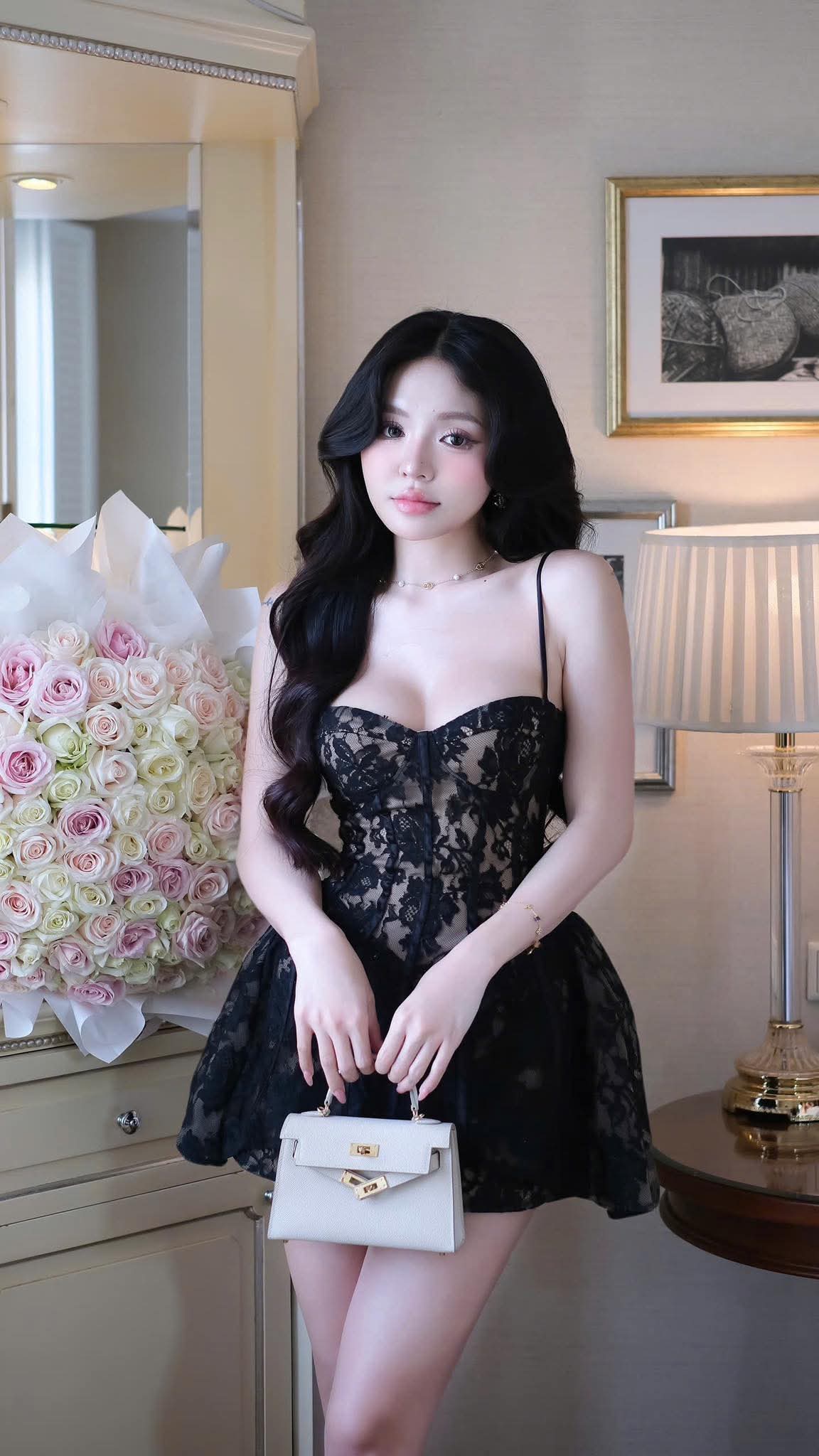 Alessia Lace Mini Dress