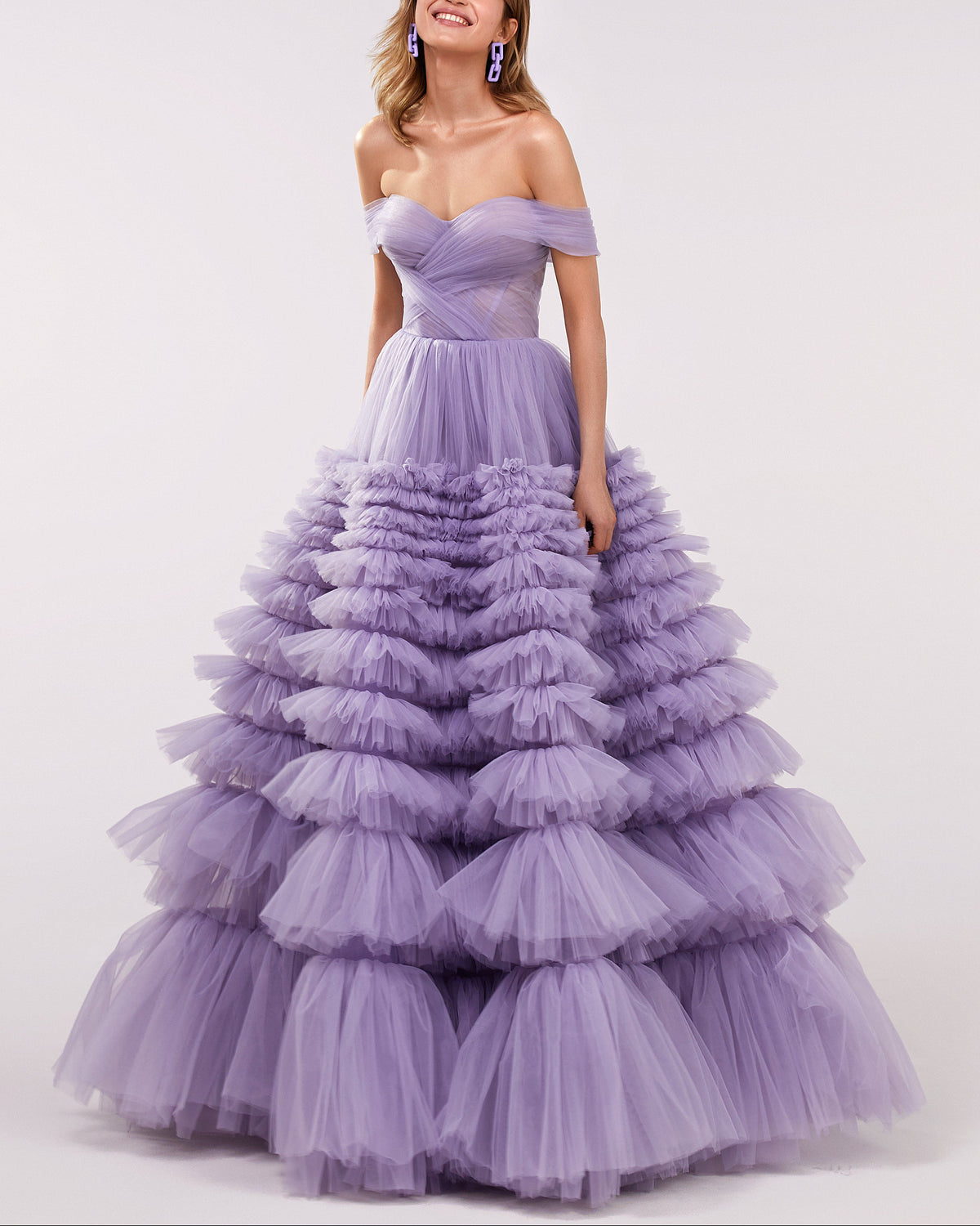 Ultra Puffy Prom Maxi Dress