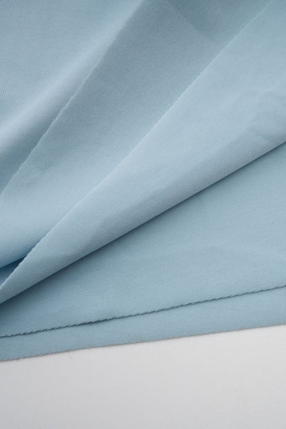 Aakifa Asymmetric Draped Maxi Dress - Baby blue