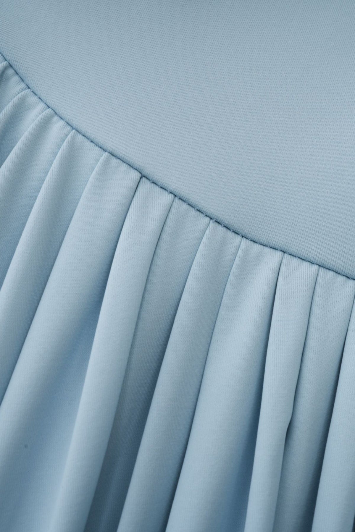 Aakifa Asymmetric Draped Maxi Dress - Baby blue