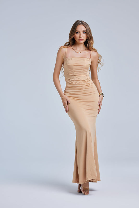 ANNIE Corset Maxi Dress