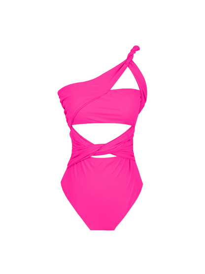 Austin Cutout Twisted One Piece Swimsuit
