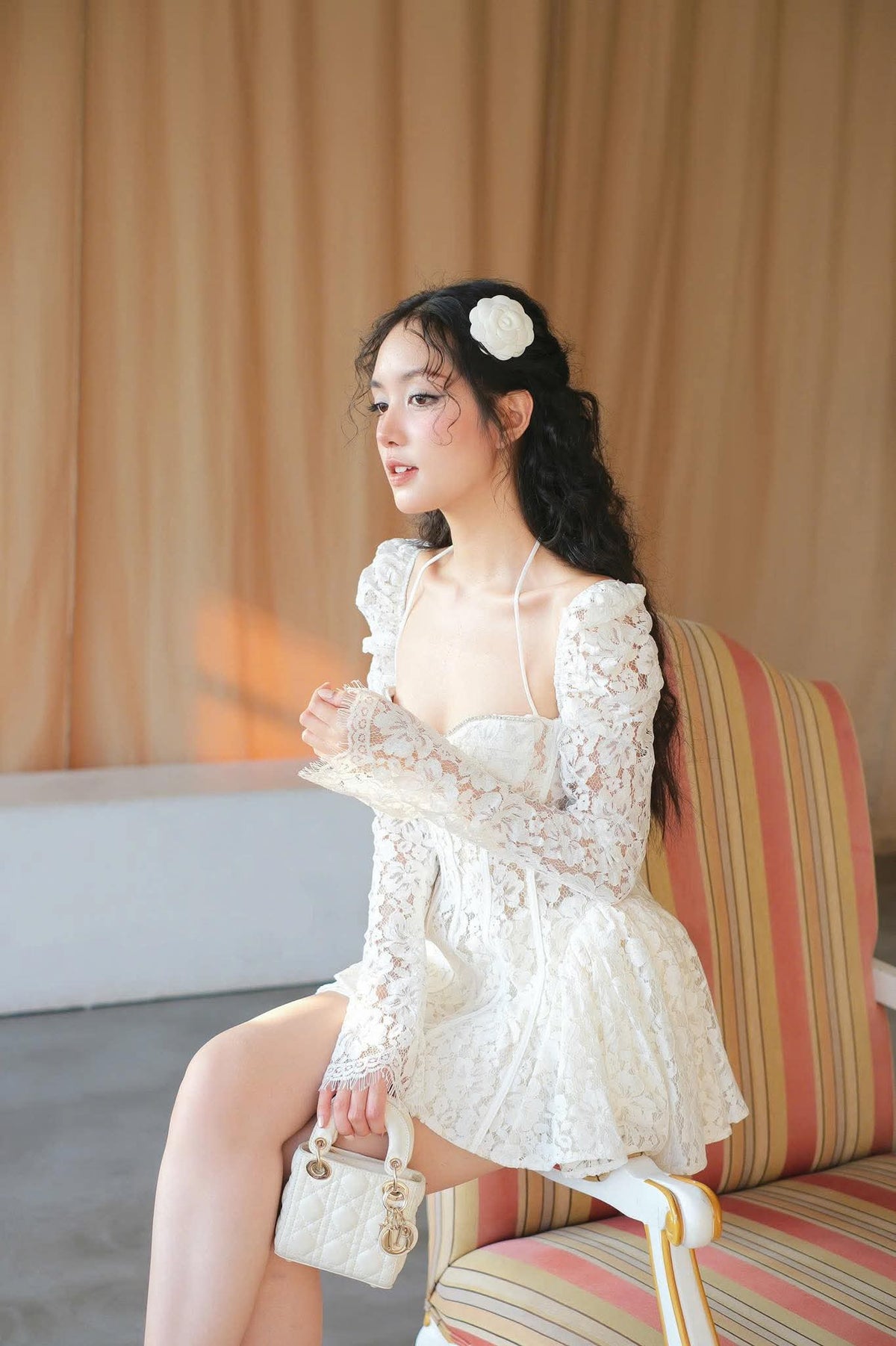 Valerie Lace Cortset Mini Dress
