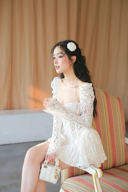 Valerie Lace Cortset Mini Dress
