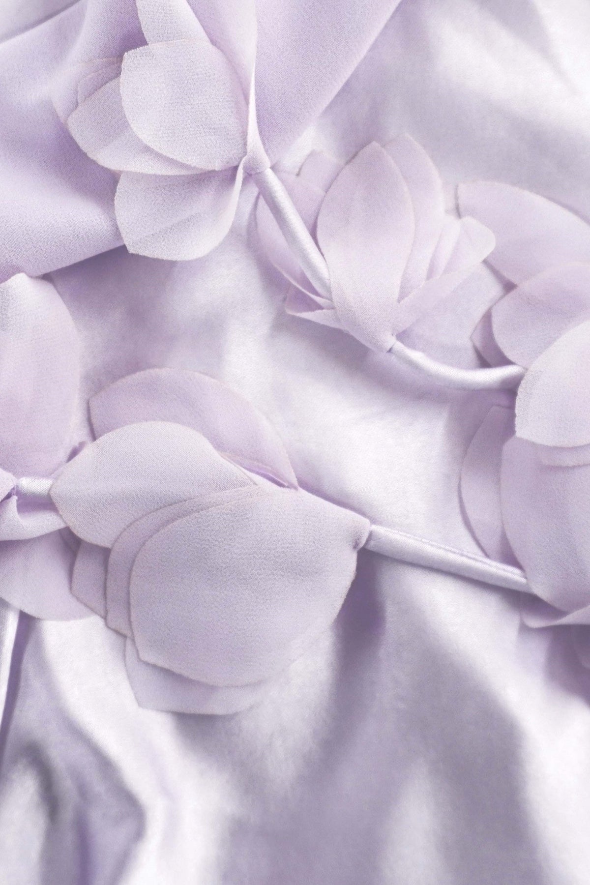 Bahari Floral Ribbon Satin Maxi Dress