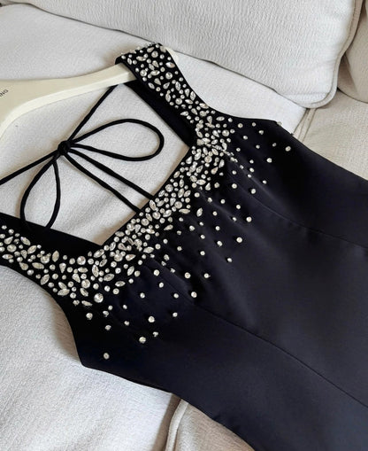 elise embellished mini dress