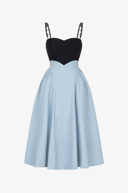 Desi Bustier Cami Midi Dress
