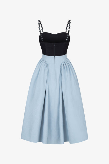 Desi Bustier Cami Midi Dress