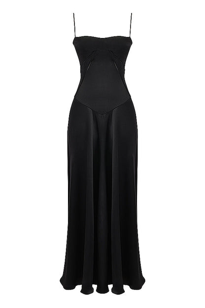 Lace Up Maxi Dress