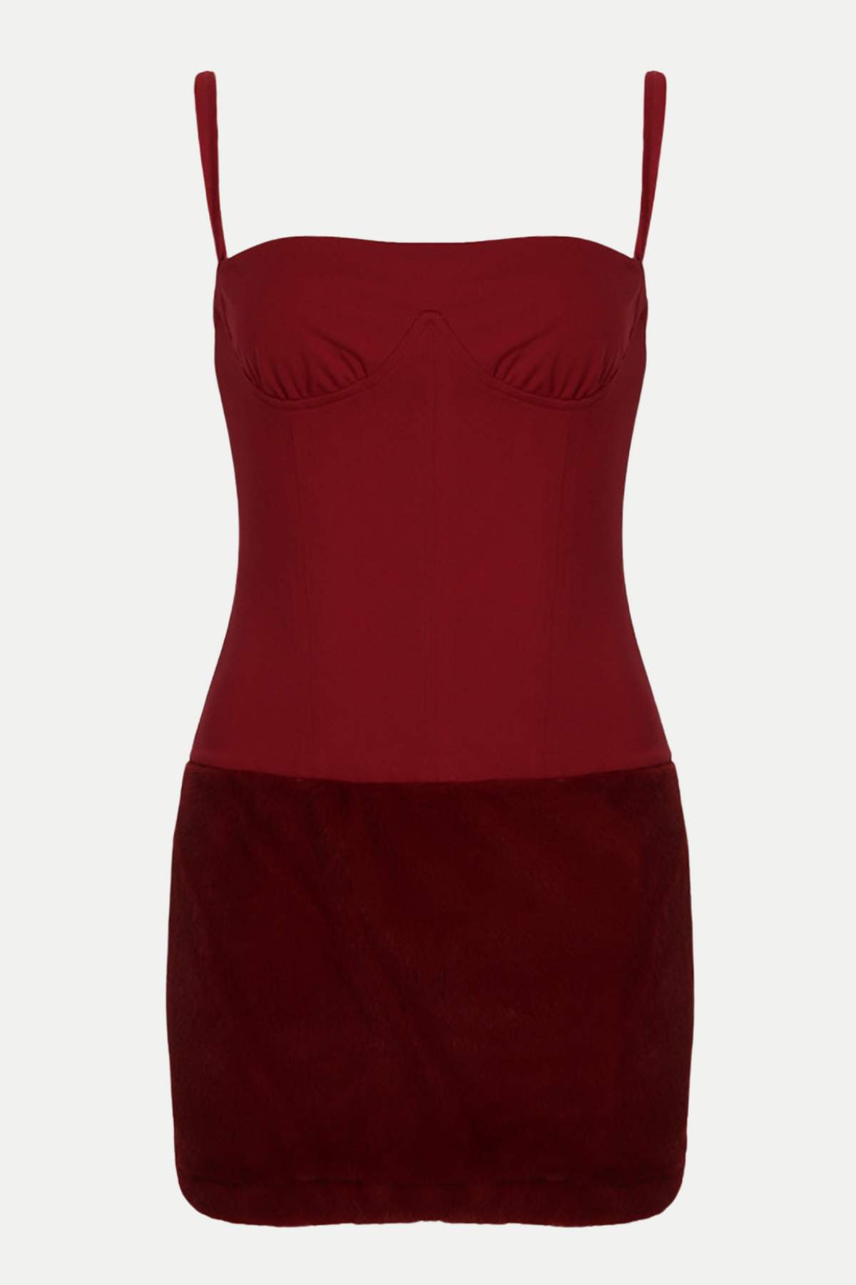 Caisha Faux Fur Mini Dress