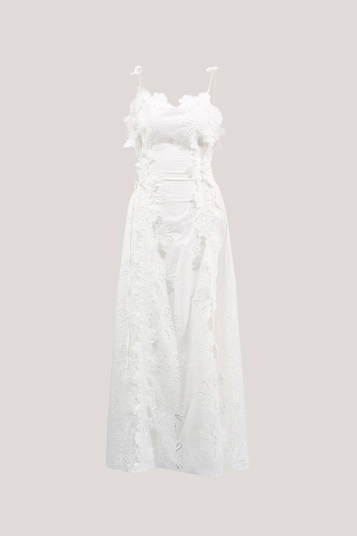kimberley Spaghetti Embroidered Maxi Dress