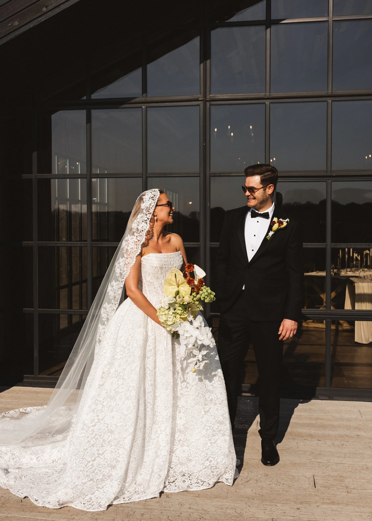 Catherine Eyelash Lace Mantilla Veil