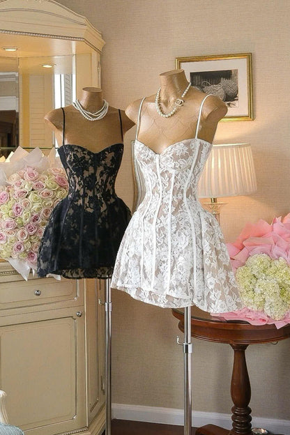 Alessia Lace Mini Dress