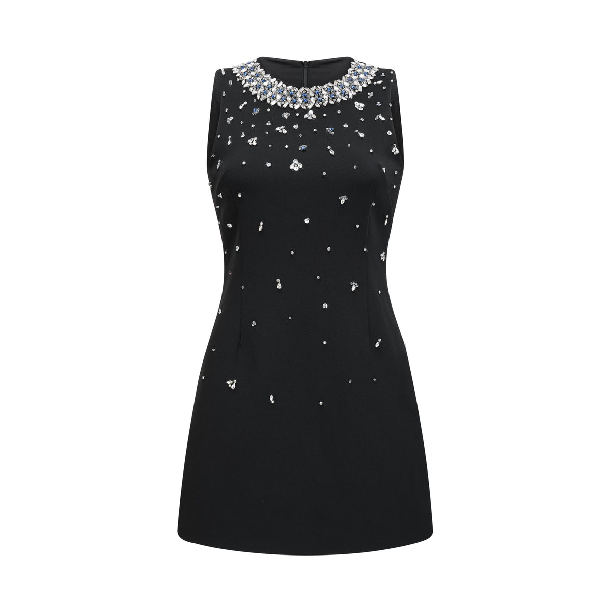 Jalena crystal-embellished mini dress