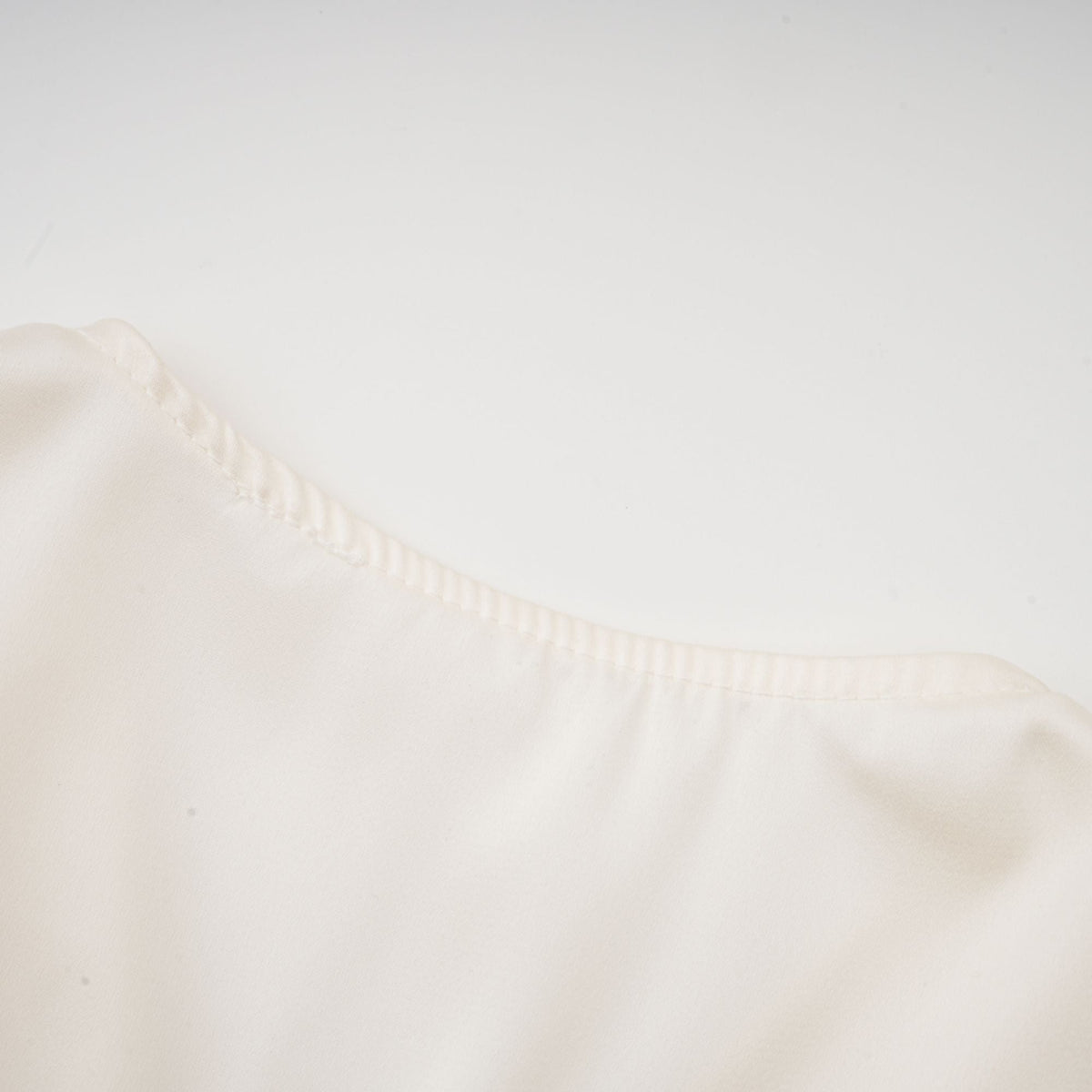 Nouria white faux-flower twist cropped top