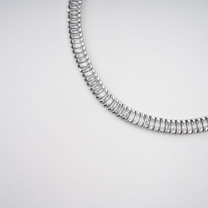 Albane Silver Tone Crystal-Embellished Necklace