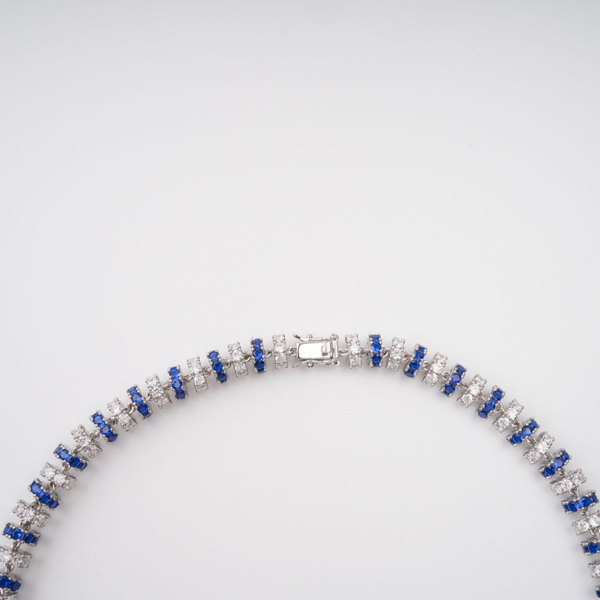 Sandrine Blue Crystal-Embellished Necklace