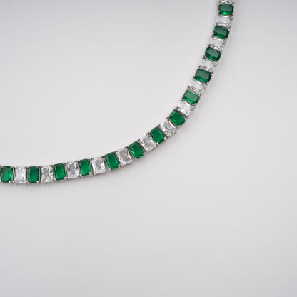 Florence Green Crystal-Embellished Necklace