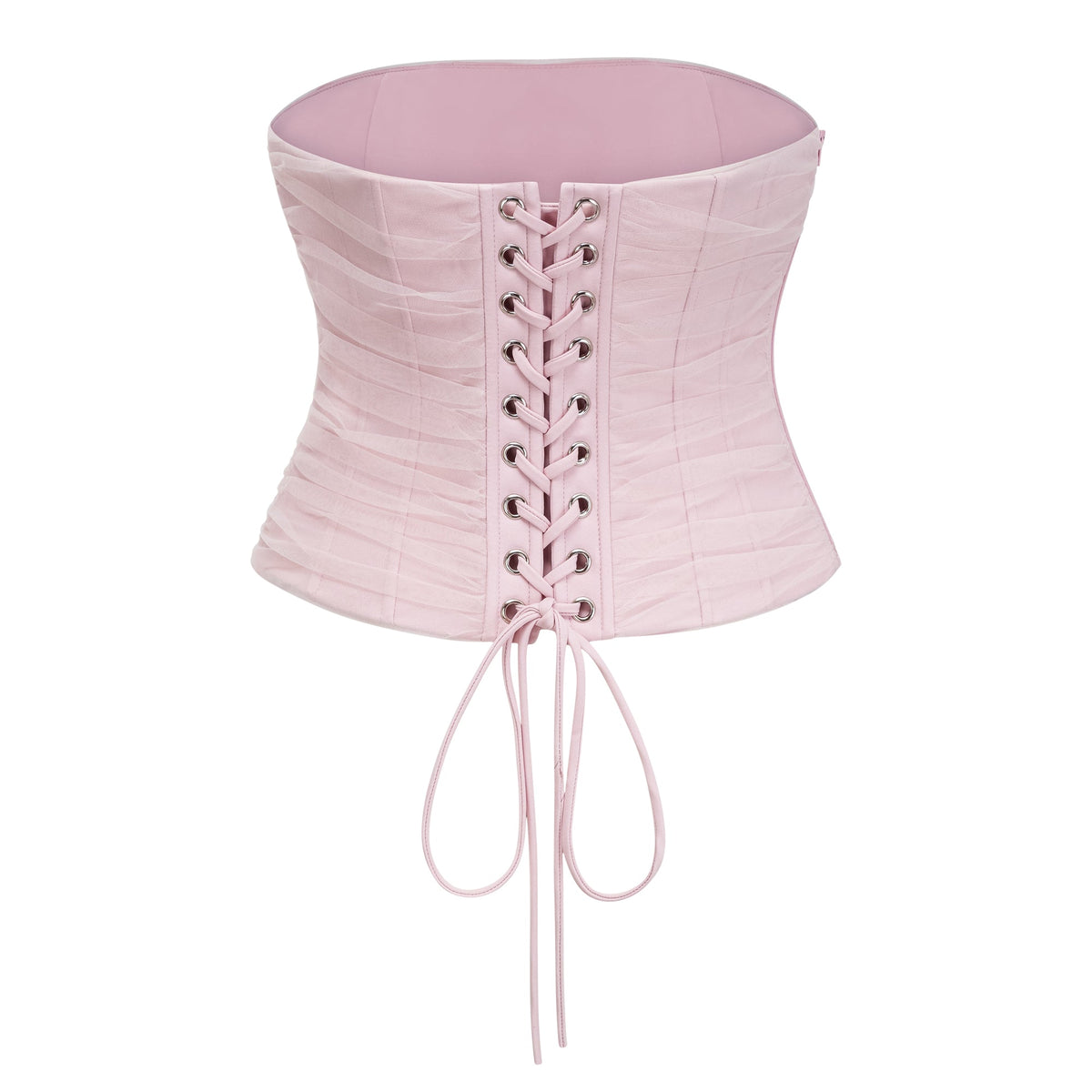 Cape Bow Pearl Corset Pleated Maxi Dress