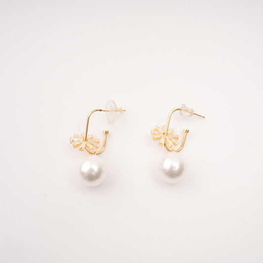 Kate crystal-embellished pearl earrings