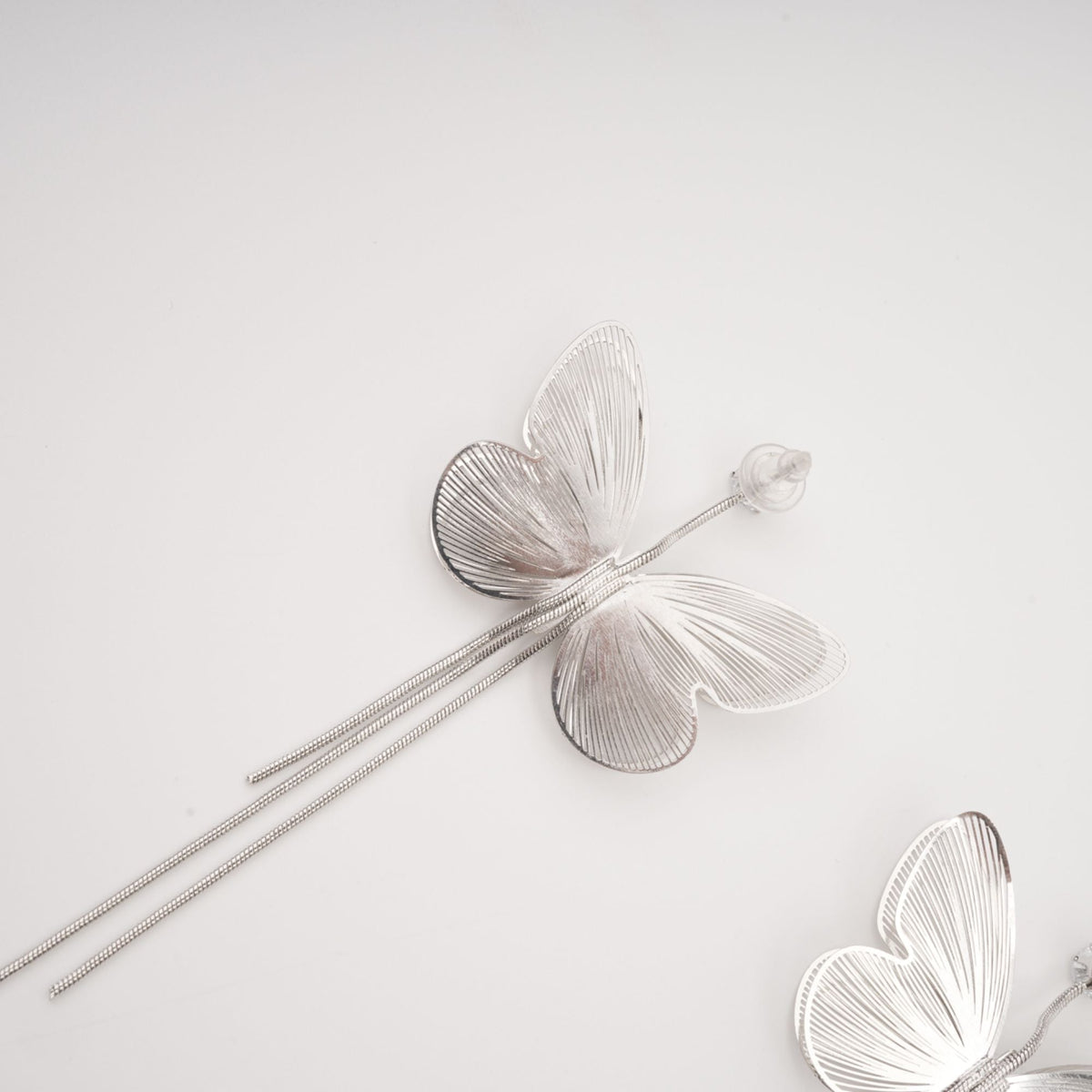 Zoë butterfly fringe dangle earrings