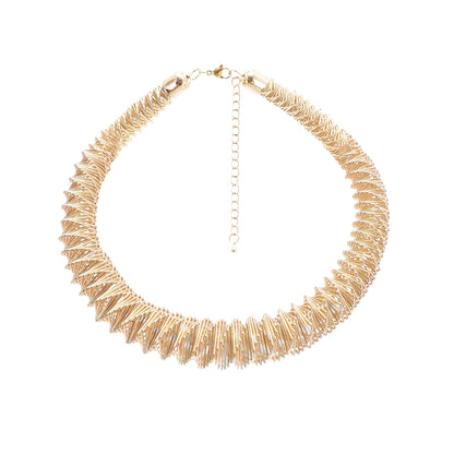 Thaïs gold twisted necklace