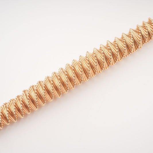 Thaïs gold twisted necklace