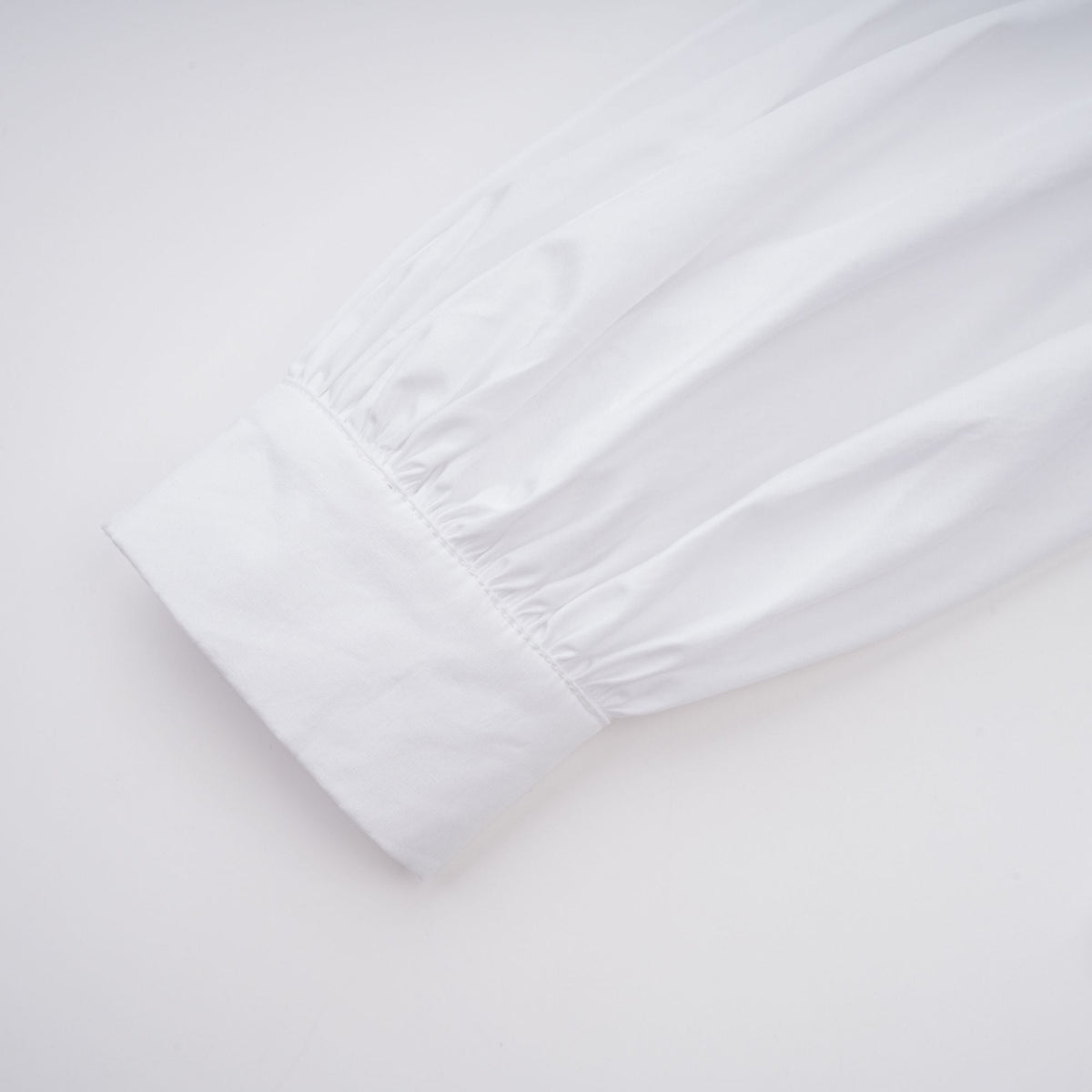 tiffany White off-shoulder Ruched Blouse & Skirt Set