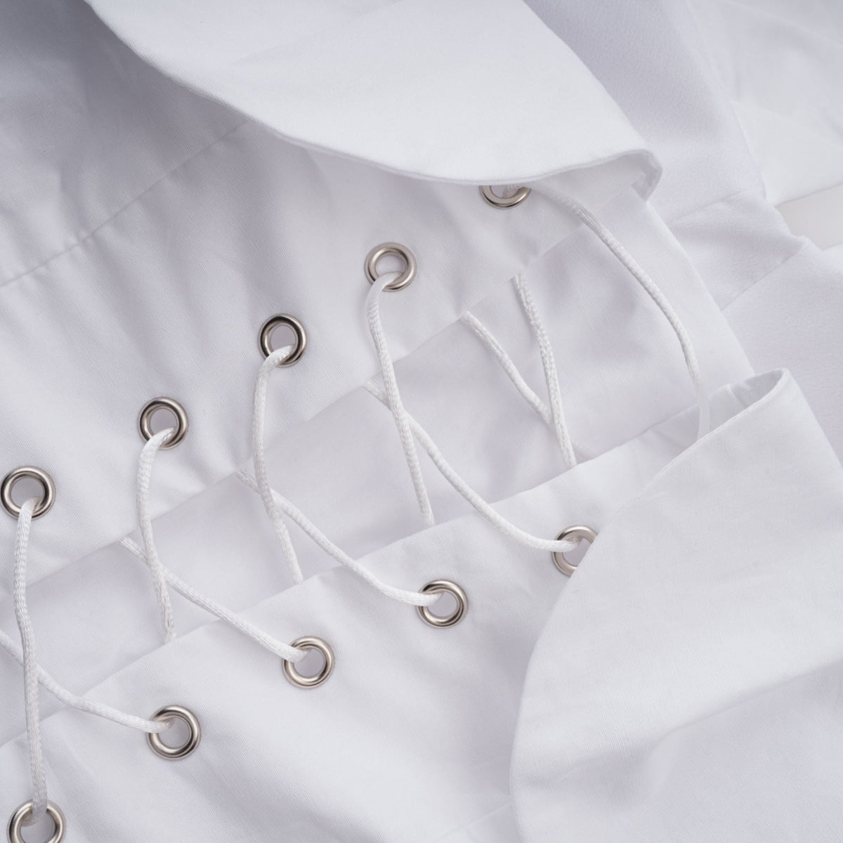 tiffany White off-shoulder Ruched Blouse & Skirt Set