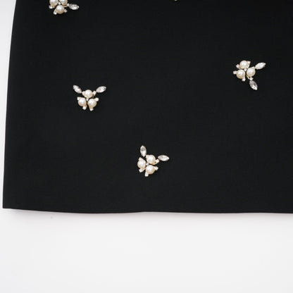 Charlene halterneck embellished mini dress