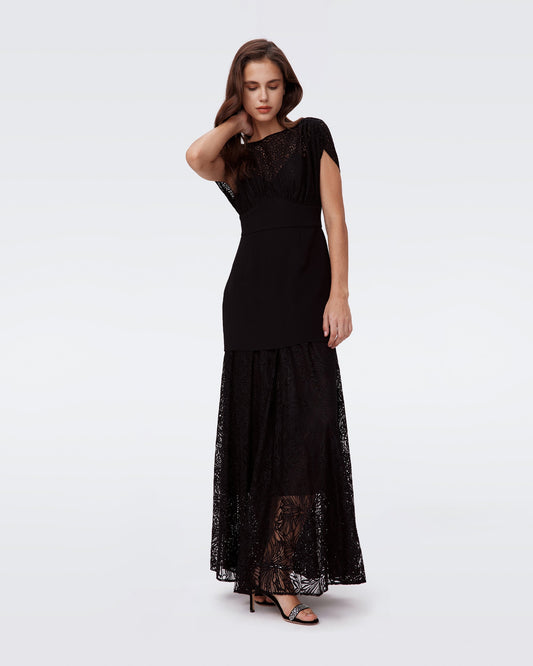 leslie lace maxi dress
